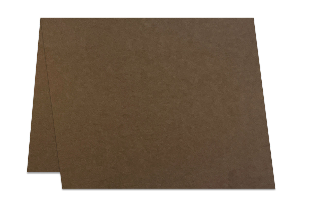 Brown 5x7 Folded Cards For DIY Greeting Cards