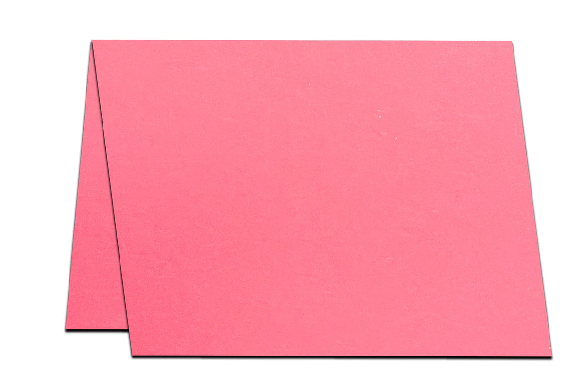 Bright Pink 4x6 Folded Cards For DIY Greeting Cards