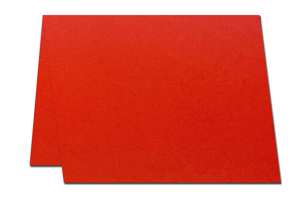 Red A2 Folded Cards For DIY Greeting Cards