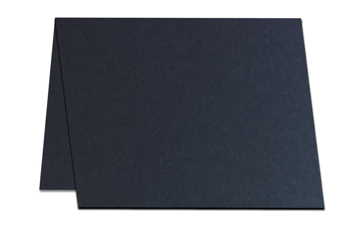Black A2 Folded Cards For DIY Greeting Cards