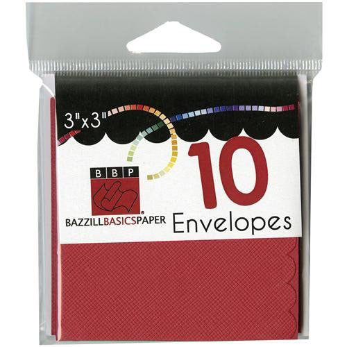 3x3 card sleeves Bazzill Mini Note Cards for presents and gift giving
