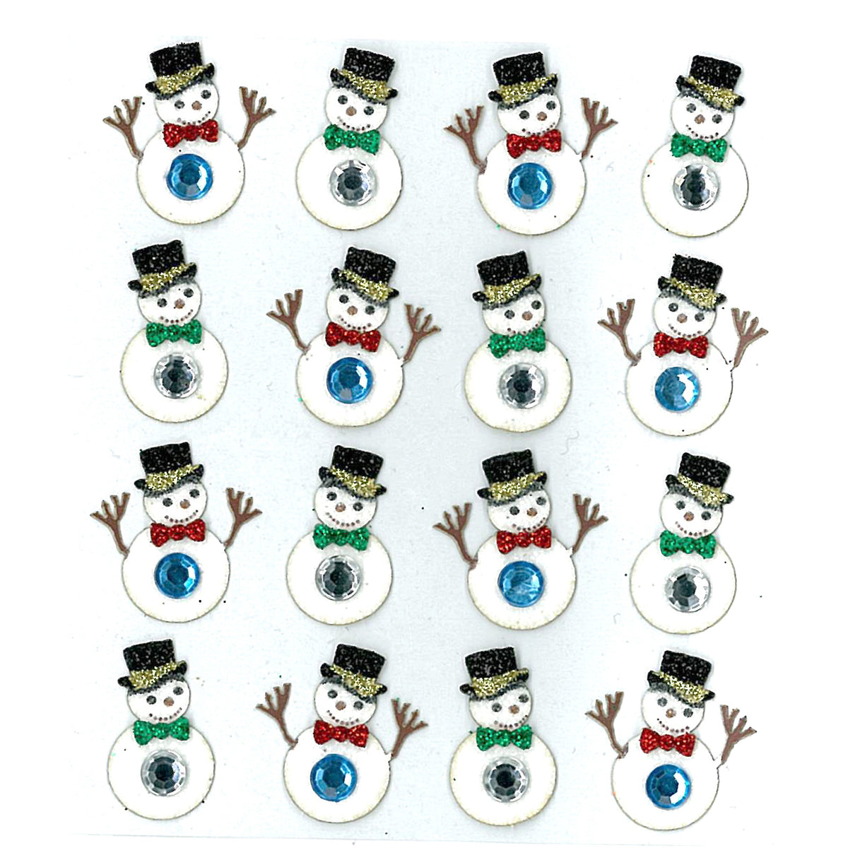 Jolee&#39;s Boutique Snowman Gem Sticker Embellishments
