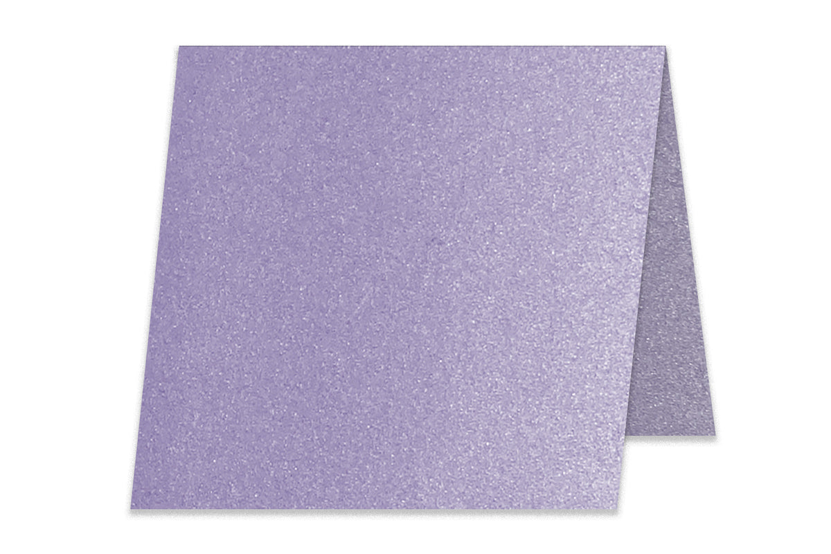 Stardream Metallic Lavender 5x5 Blank Folded mini cards