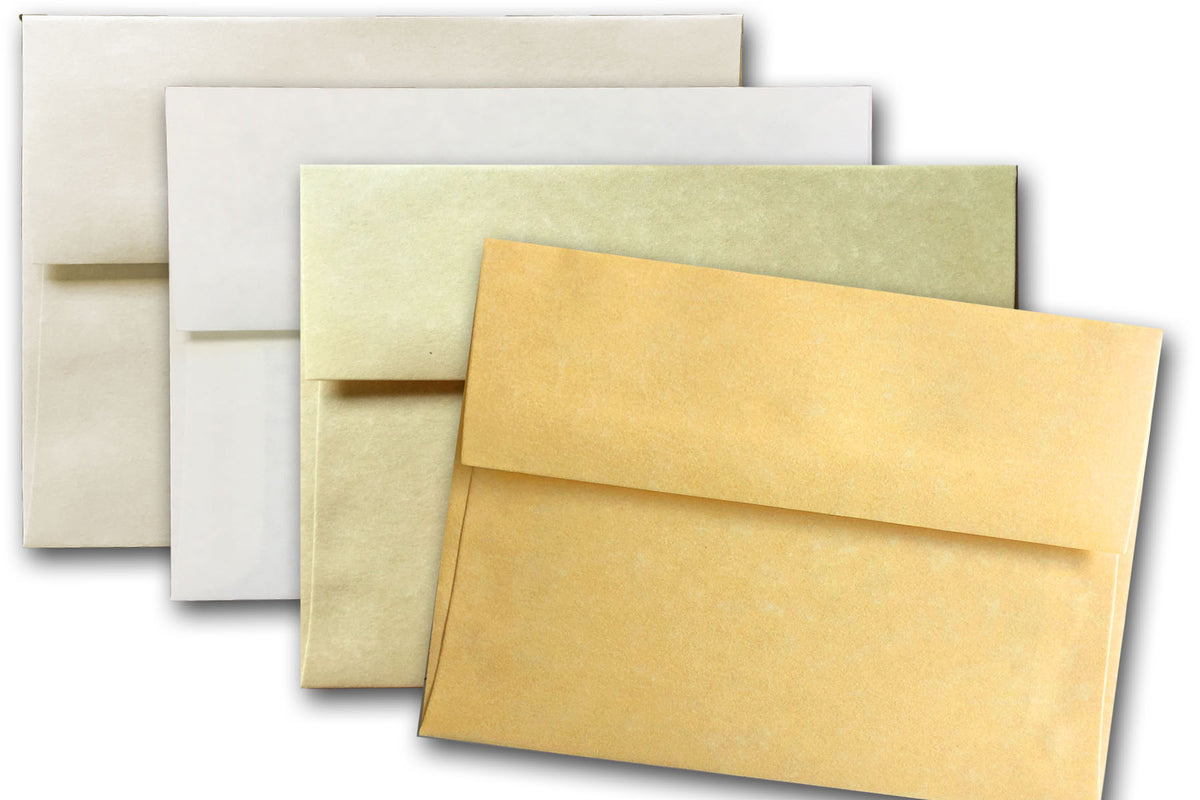 Discount parchment note card envelopes