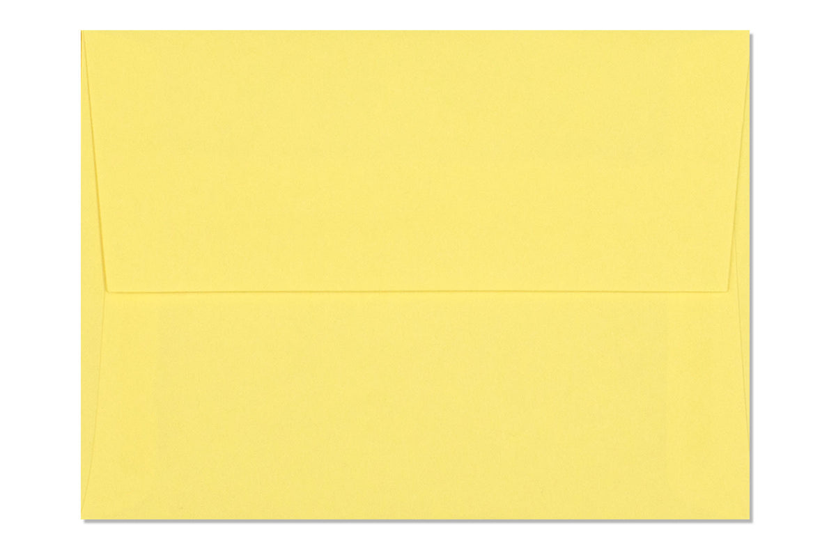 Soft Yellow 5x7 Envelopes