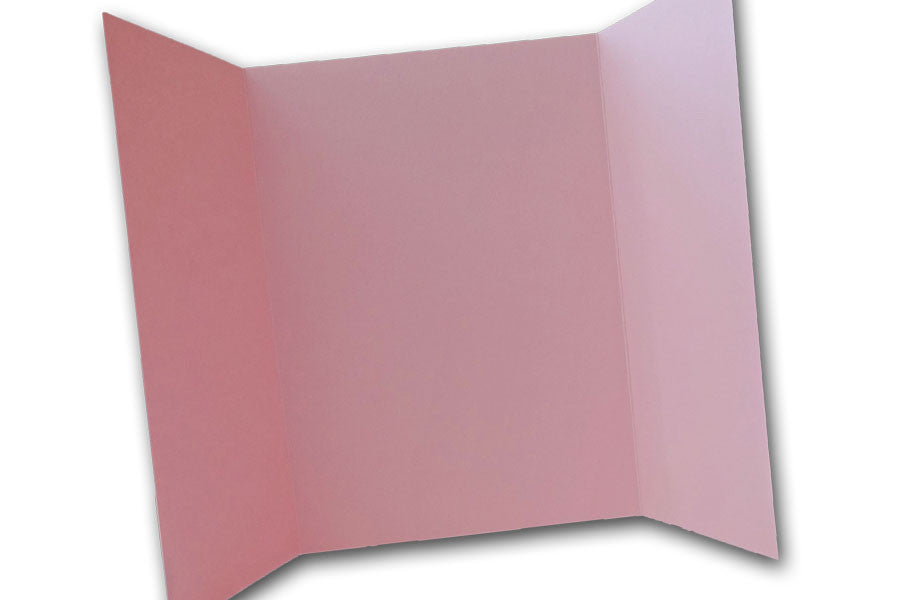  Pink 5x7 Discount Card Stock DIY Gatefold Invitations