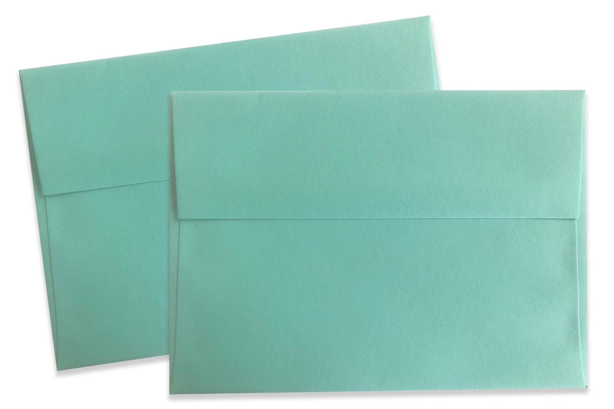 Basic Aqua A2 Note Card Discount Envelopes