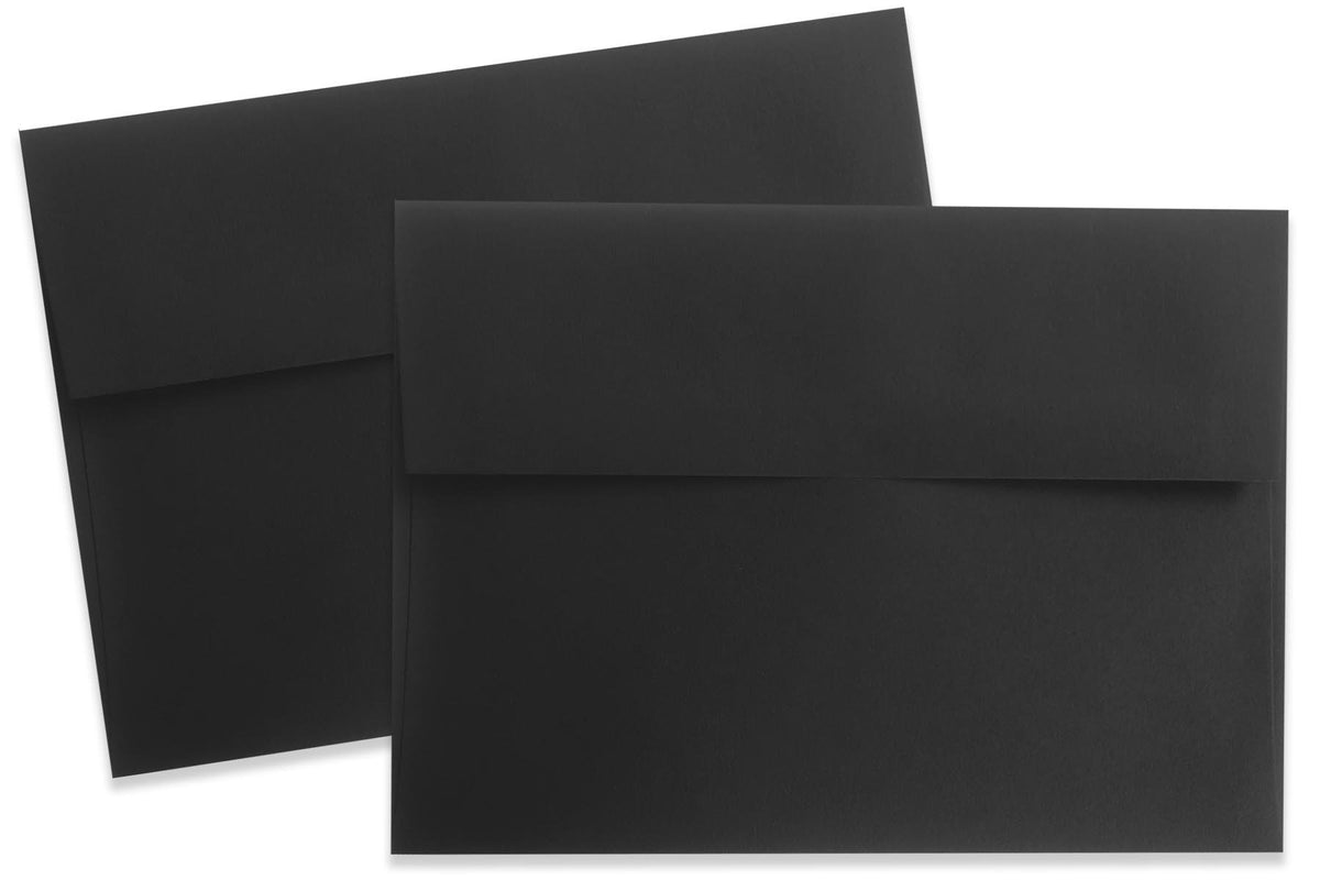 Basic Black A7  Discount Envelopes for 5x7 DIY Cards and Invitations