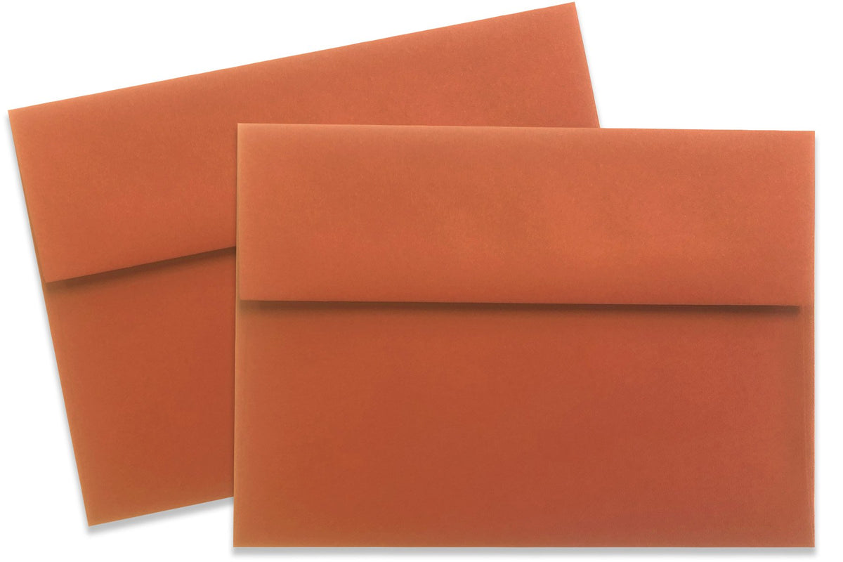 Basic Dark Orange A7  Discount Envelopes for 5x7 DIY Cards and Invitations
