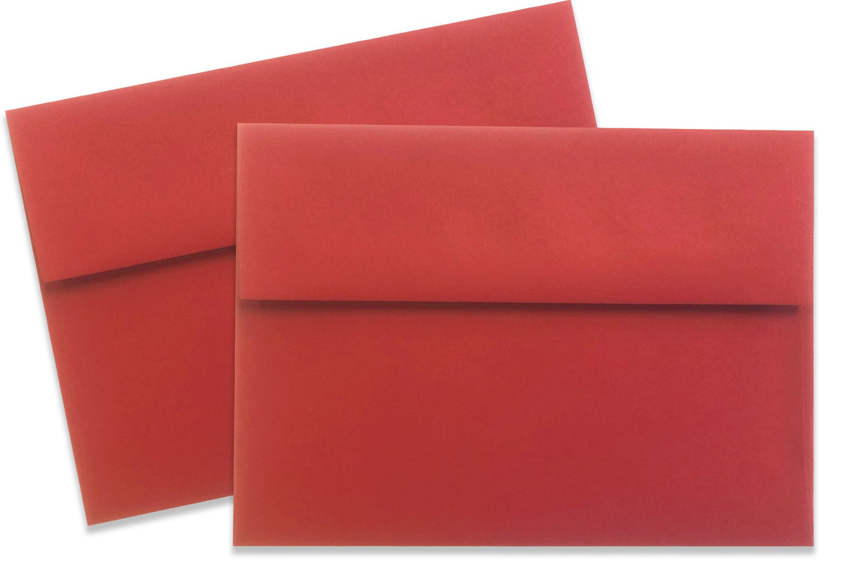 Basic Red A7  Discount Envelopes for 5x7 DIY Cards and Invitations