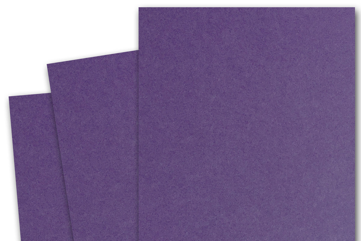 Purple 3x5 inch Discount Card Stock