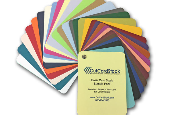 White Card Stock Sample Assortment Pack