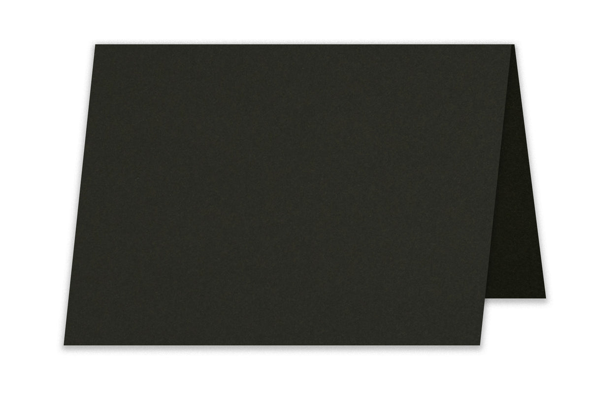 Black 5x7 Folded Discount Card Stock for DIY Cards