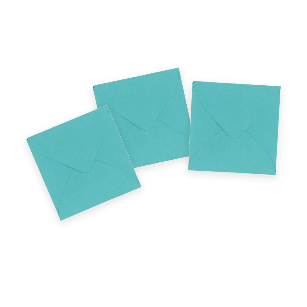 Mini Aqua Discount Envelopes
