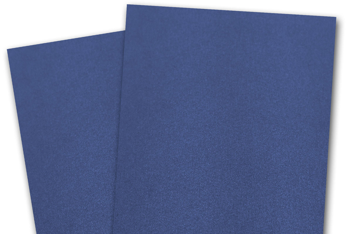 Shimmery Metallic Blue Paper for Card Making, Printing and Paper flowers