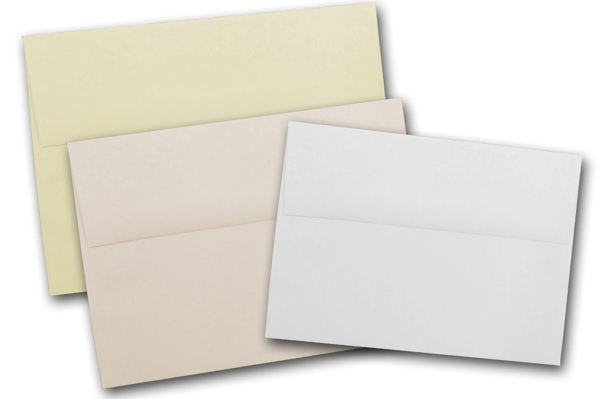 White and Ivory A2 envelopes