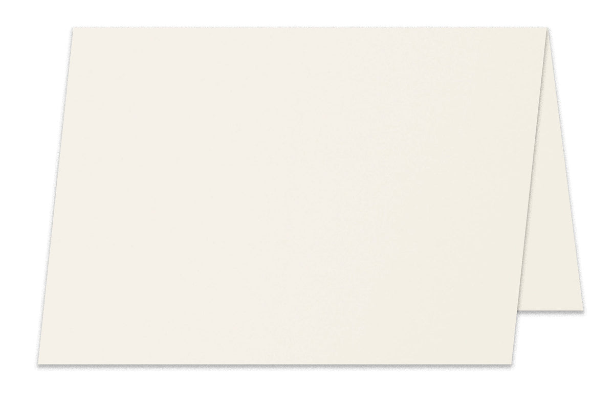 Blank Ivory 4x6 Folded Discount Card Stock
