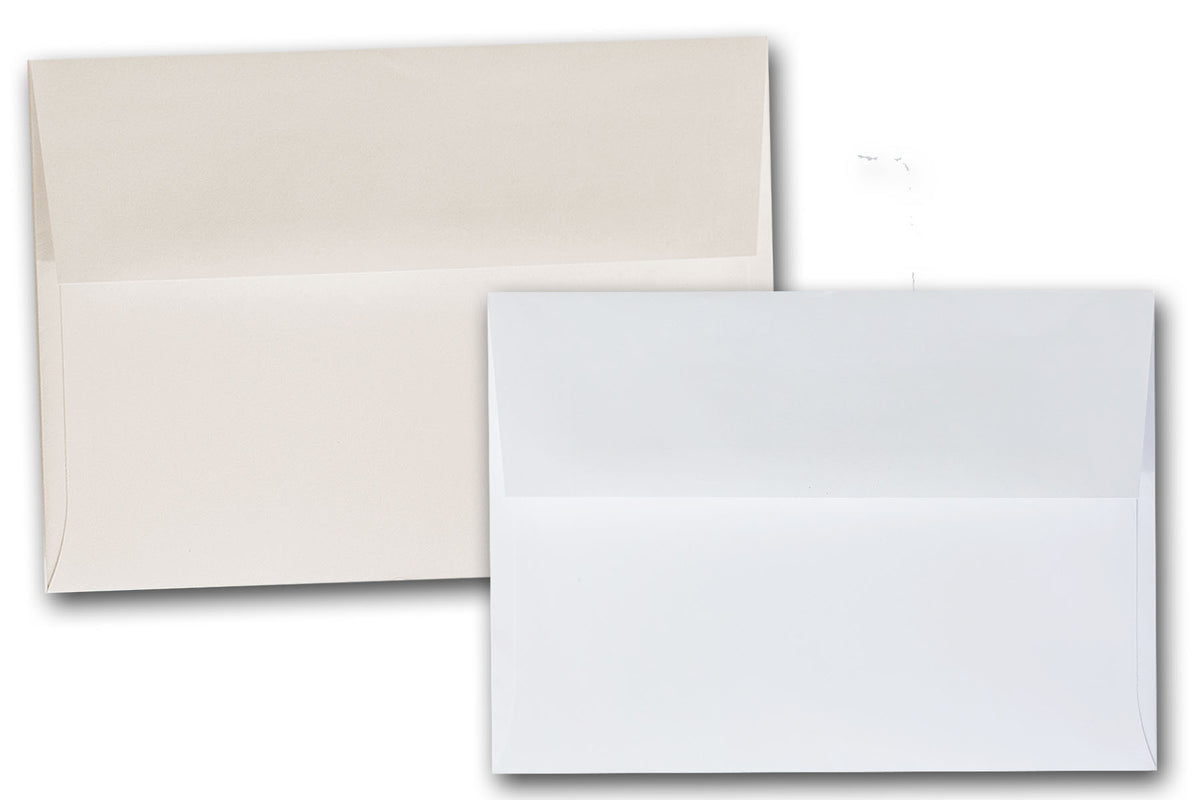 White or Natural A6 Announcement Envelopes