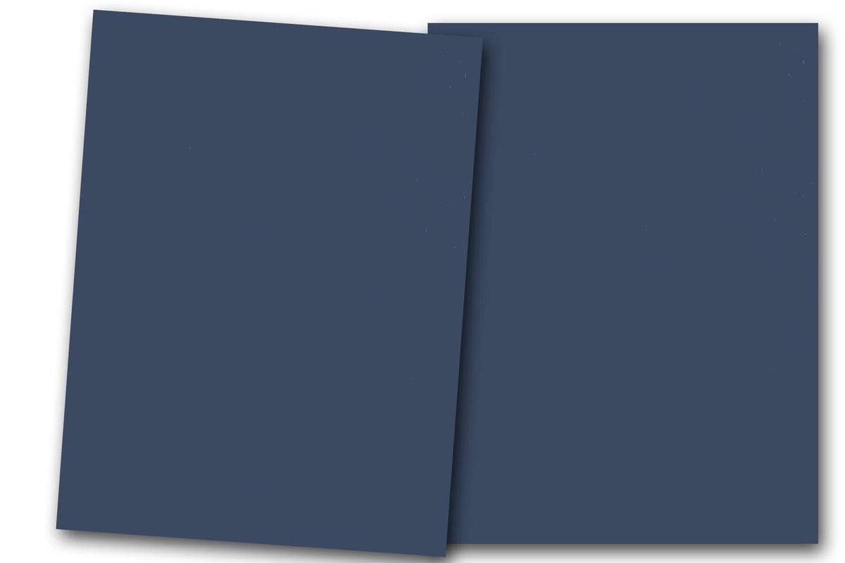 Navy Blue Discount Card Stock 