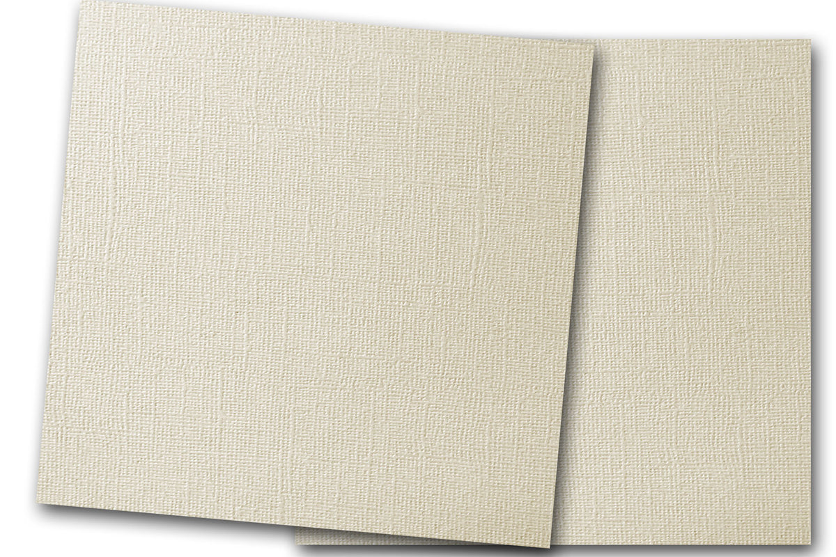 Shimmery Textured Ivory 12x12 Discount Card Stock