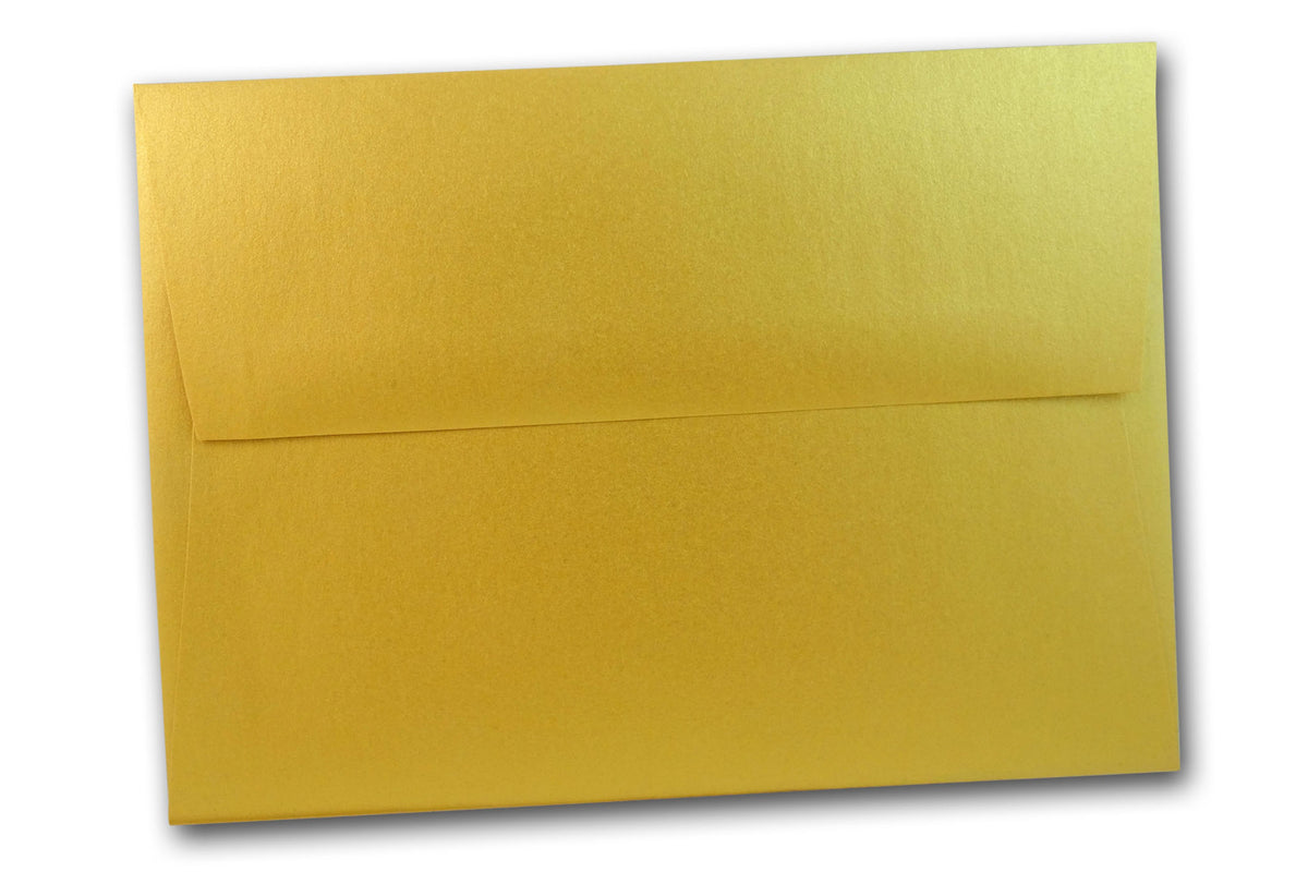 Shimmery Stardream Metallic Fine Gold 5x7 A7 Discount Envelopes