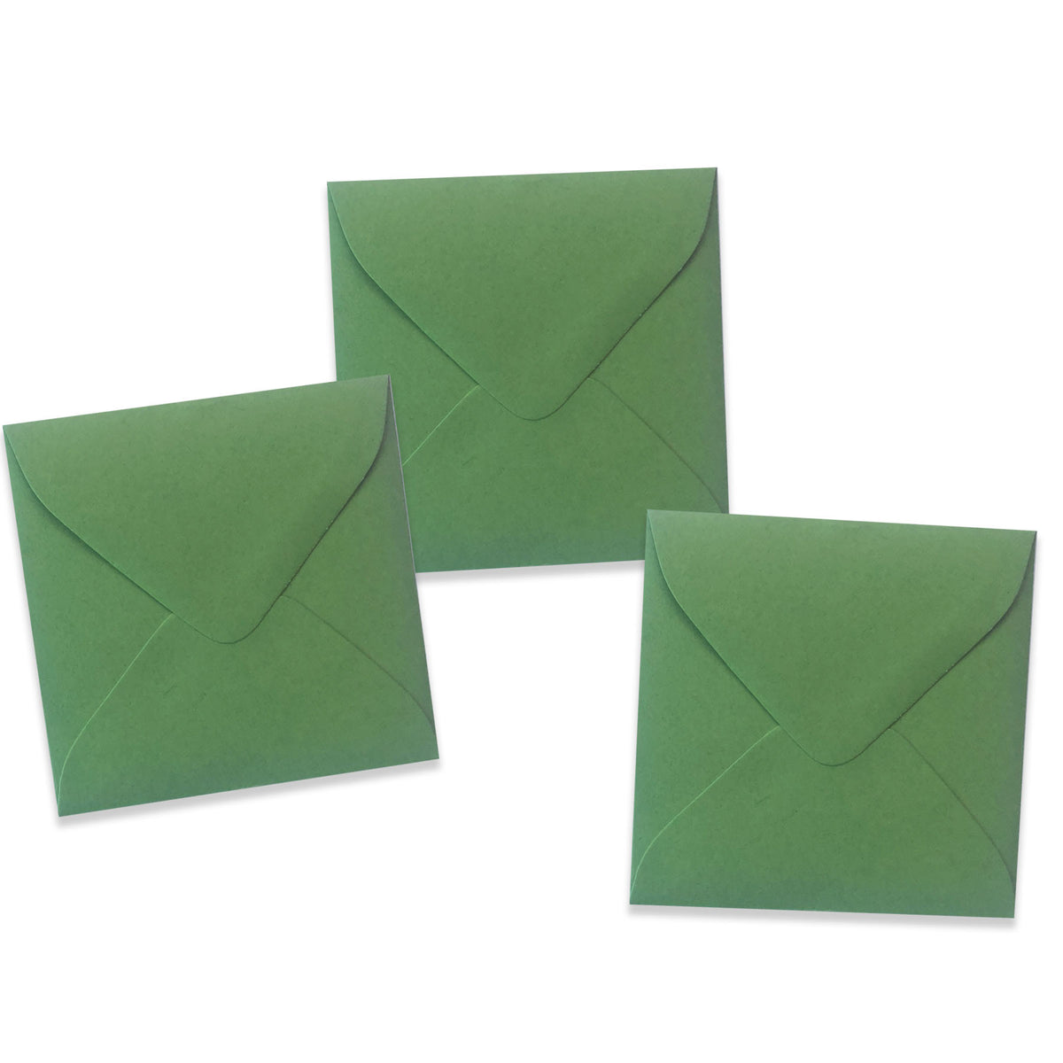 Green Mini Square Envelopes