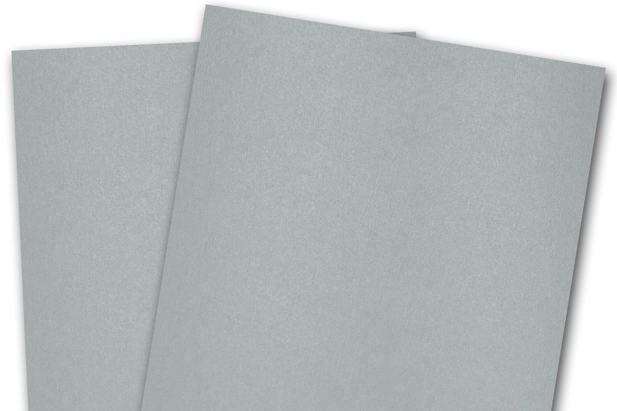Shimmery Metallic Silver Paper for Card Making, Printing and Paper flowers