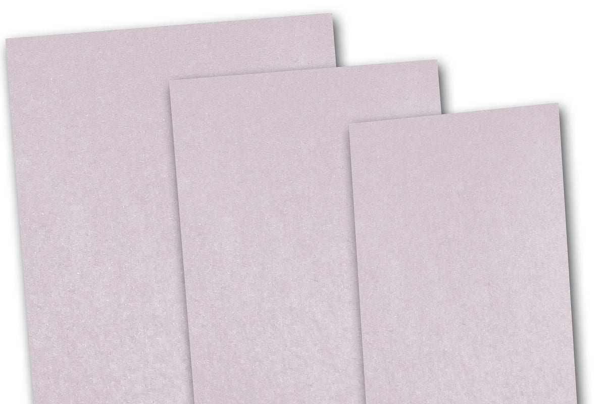 Blank metallic Lilac RSVP cards - A1 4 Bar Discount Card Stock