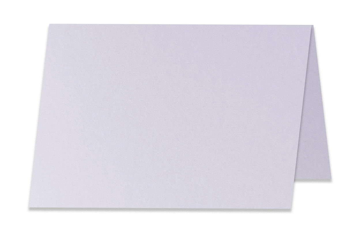 Blank A6 Folded Light purple Discount Card Stock 