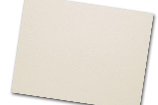 Pearl White Letterpress 5x7 Discount Card Stock