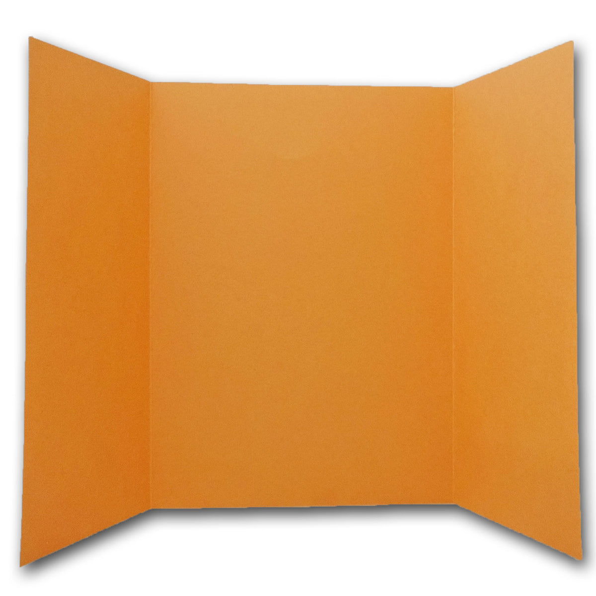 Orange 5x7 Gate Fold Discount Card Stock for DIY Invitations