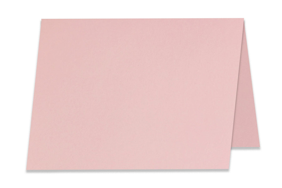 Blank A1 Folded Pink Discount Card Stock 