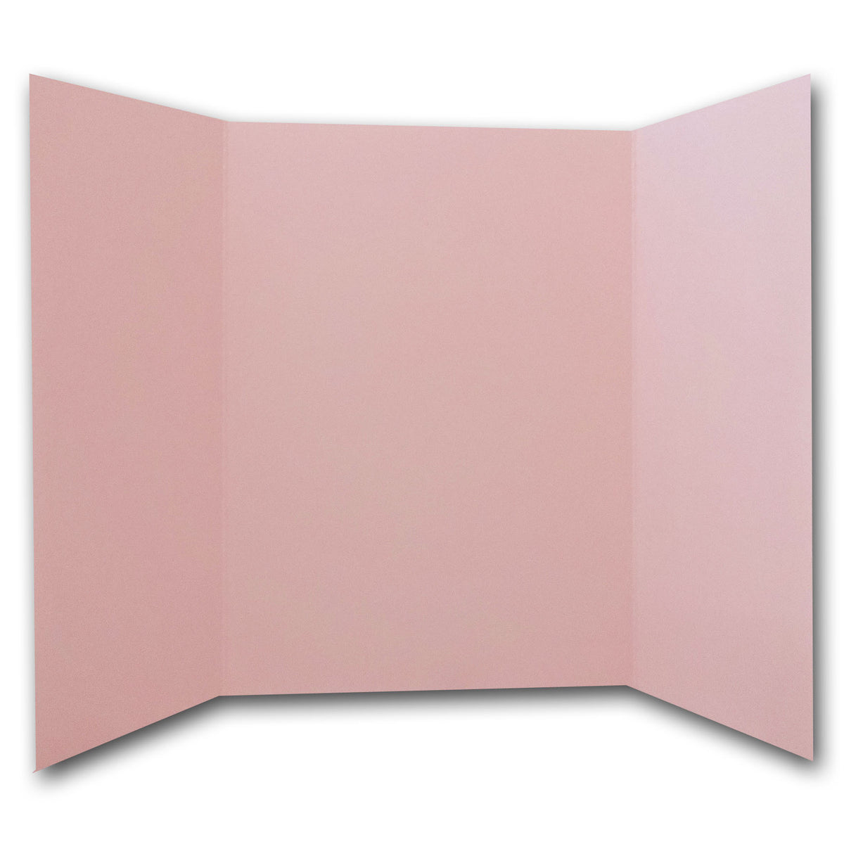 Pale Pink 5x7 Gate Fold Discount Card Stock for DIY Invitations