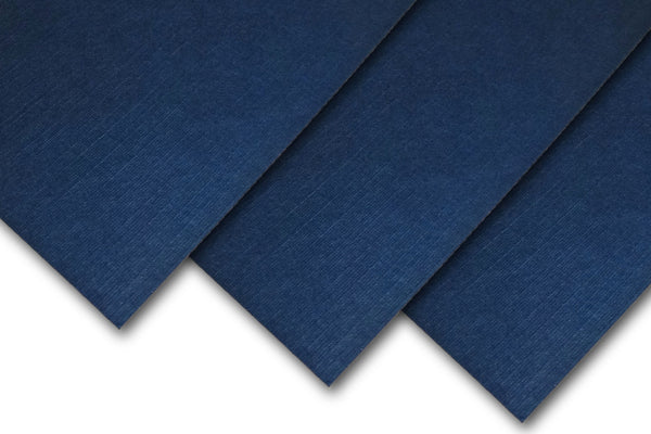 Navy Blue Cardstock, Fine Linen Textured Finish — Canada Papers
