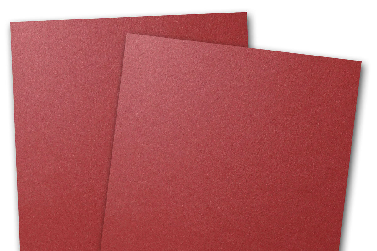 Shimmery Metallic Red Paper for Card Making, Printing and Paper flowers