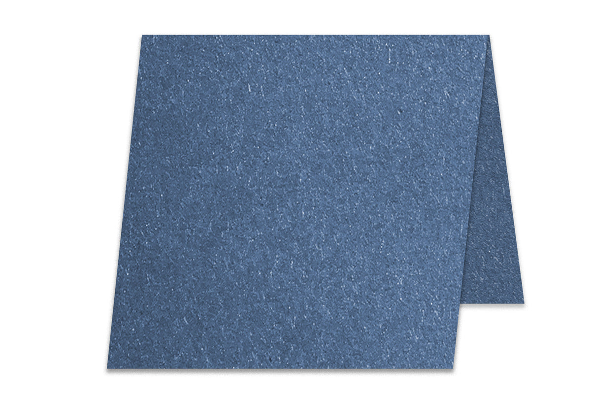 Stardream Metallic Blue 5x5 Blank Folded mini cards