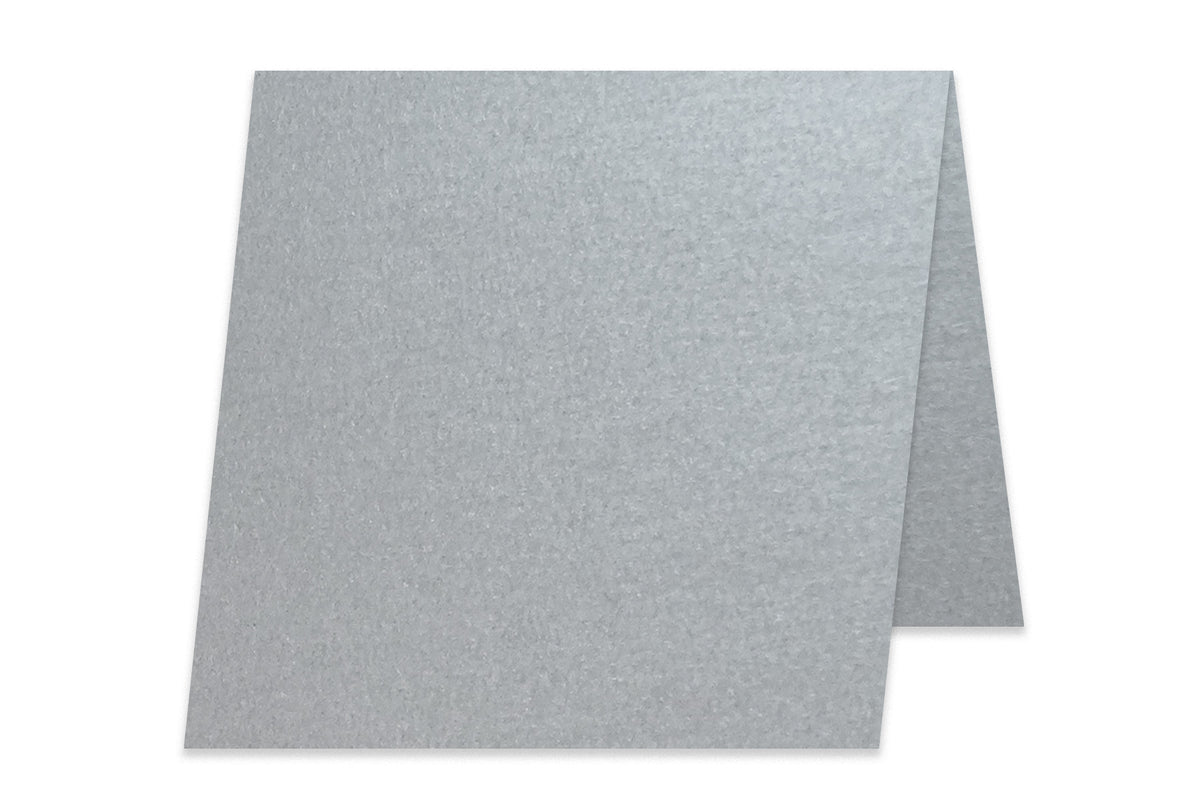 Stardream Metallic Silver 3x3 Blank Folded mini cards