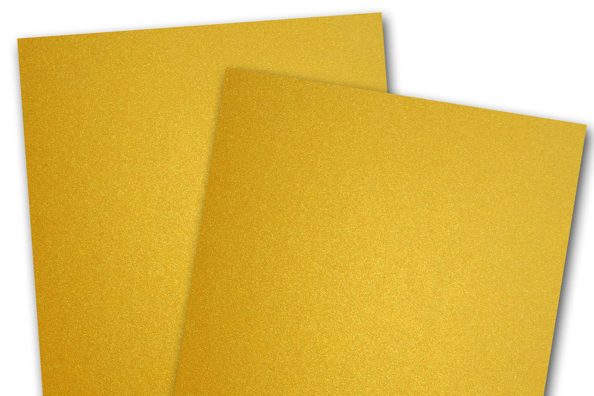 Shimmery Metallic Gold Paper for Card Making, Printing and Paper flowers