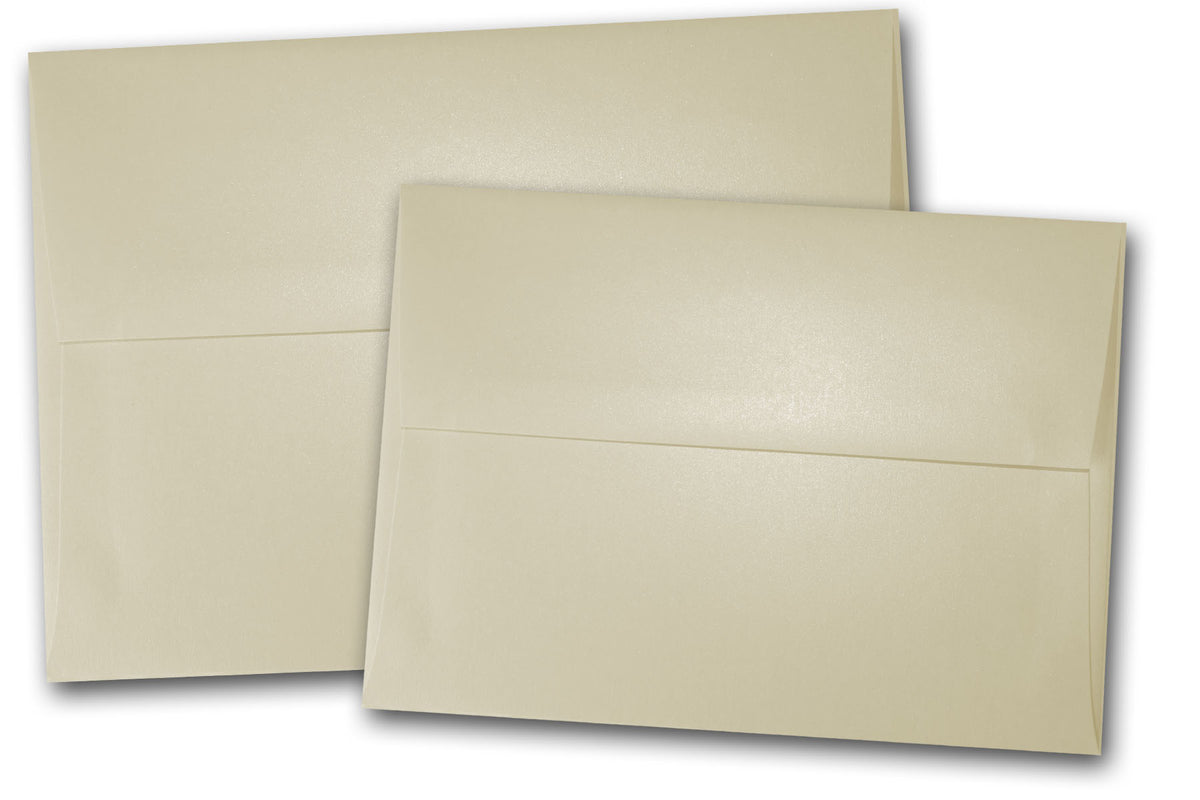 Shimmery Curious Metallic Pearl RSVP A1  Envelopes 