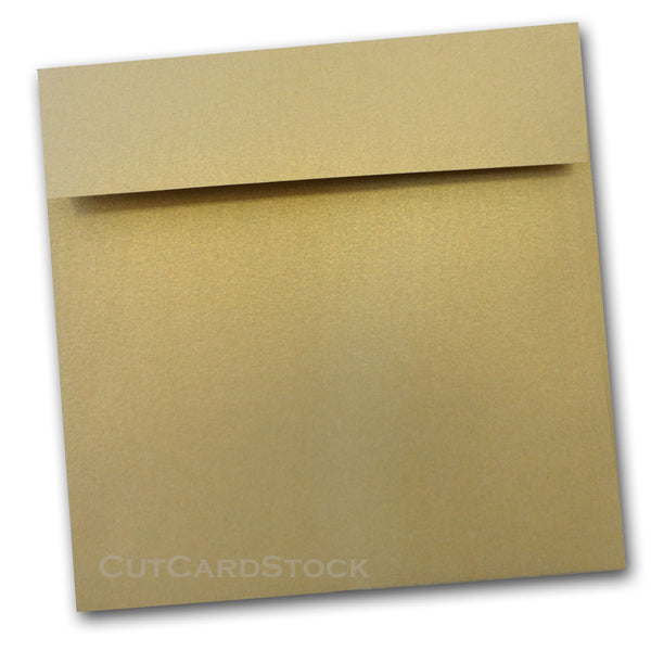 Metallic 6.5 inch square envelopes for 6 inch square DIY Invitations