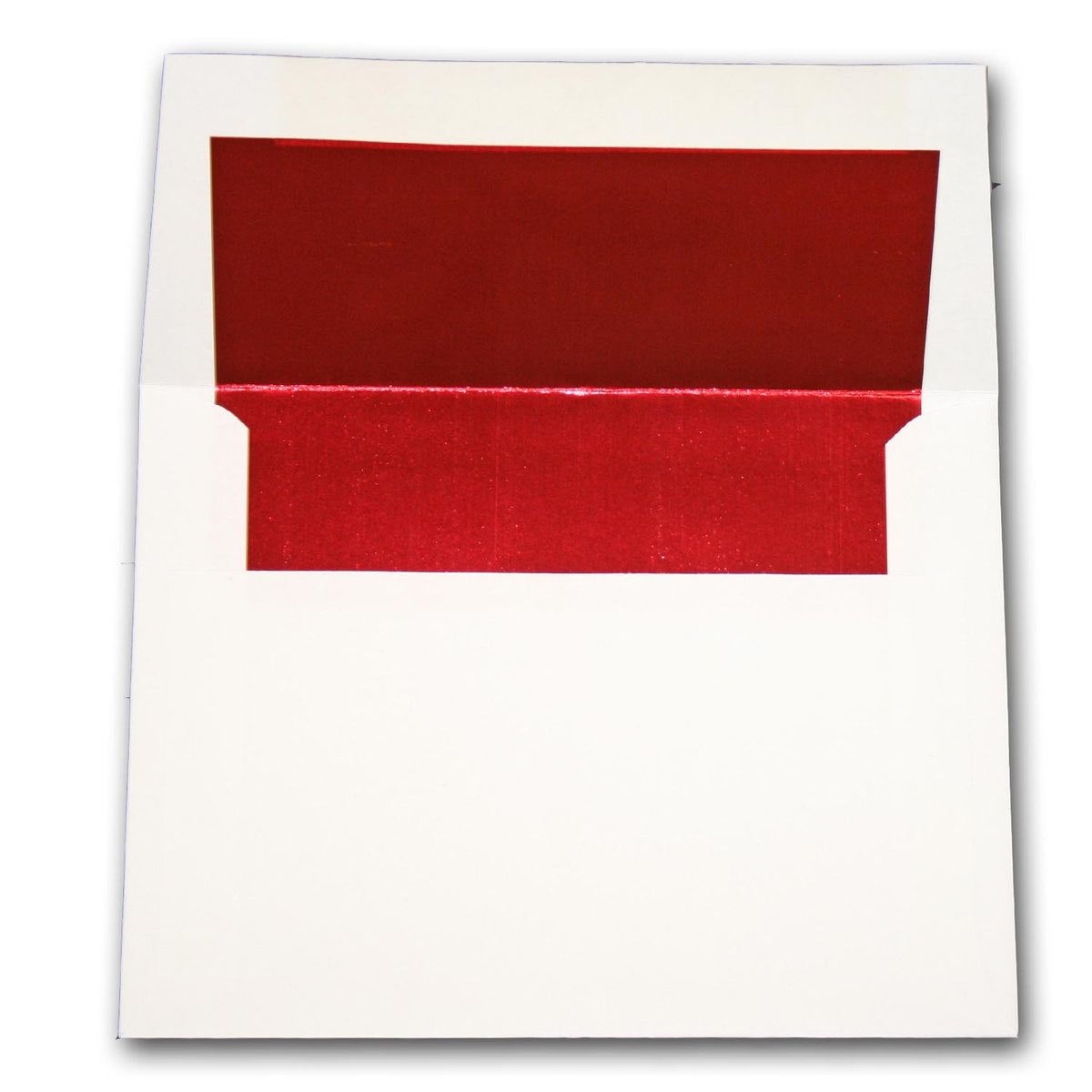 White-RED Foil lined Envelopes