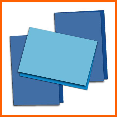 4x6 folded Discount card stock