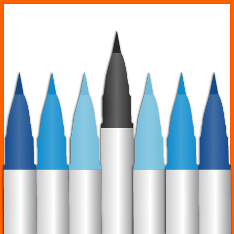 Discount card Stock markers and pens