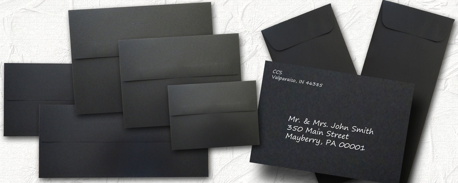 Black Envelopes for Every Occassion. .