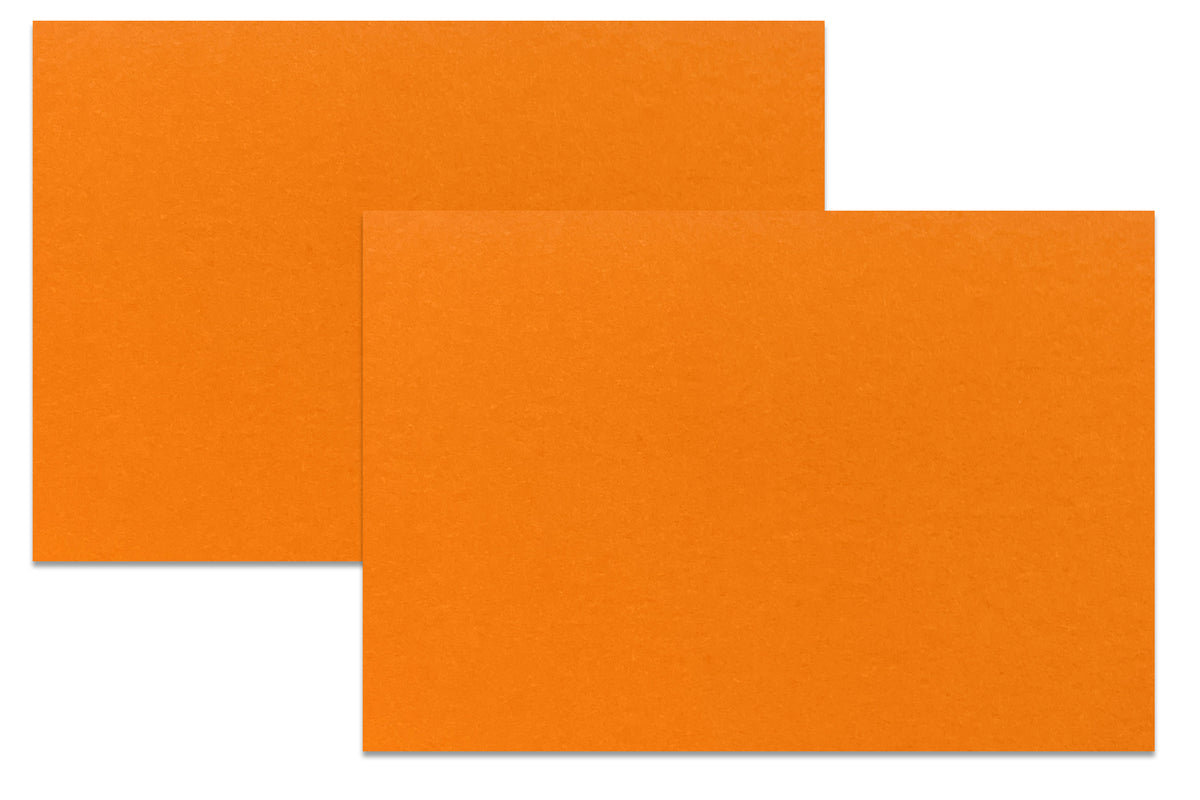 Premium Orange 5x7 Discount Card Stock