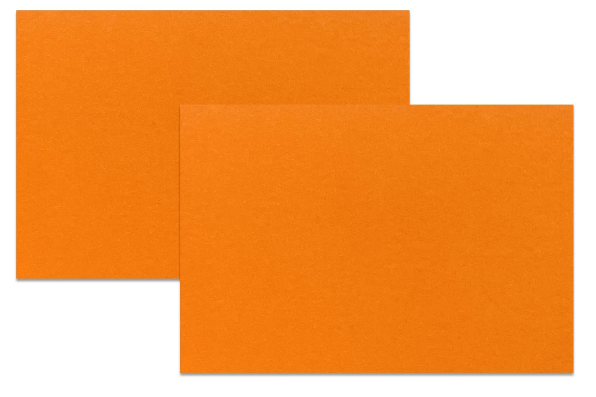 Premium Orange 5x7 Discount Card Stock