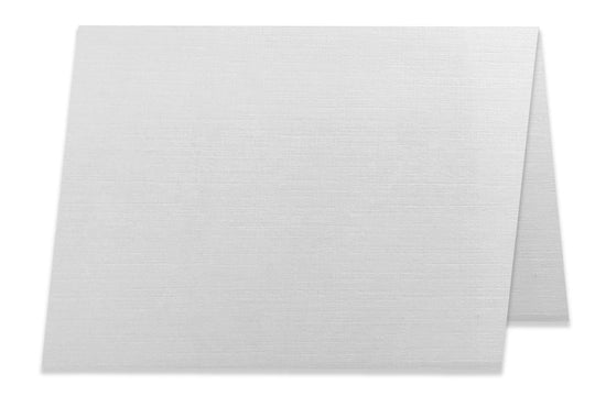 Mohawk Pure White Linen A7 Folded Discount Card Stock - 50 pk