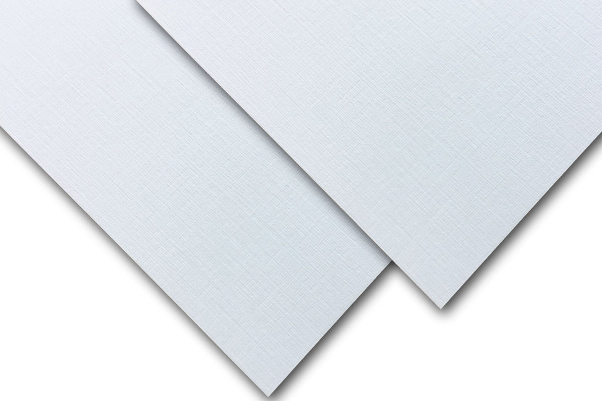 White Linen heavyweight card stock