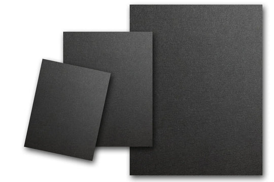 DCS Discount Card Stock: Textured Beetle Black 4x6 Card Stock - 20 Sheets