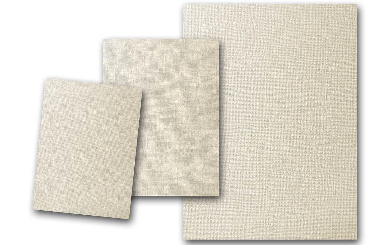 shimmery ivory discount card stock